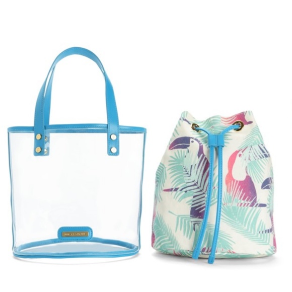 Juicy Couture Handbags - Juicy Couture Love Beach Mini Bucket 2 Piece Tote